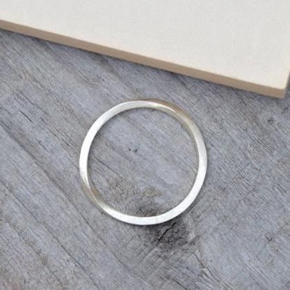 Inside Out Stacking Ring In Sterling Silver,..