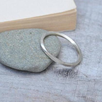Inside Out Stacking Ring In Sterling Silver,..