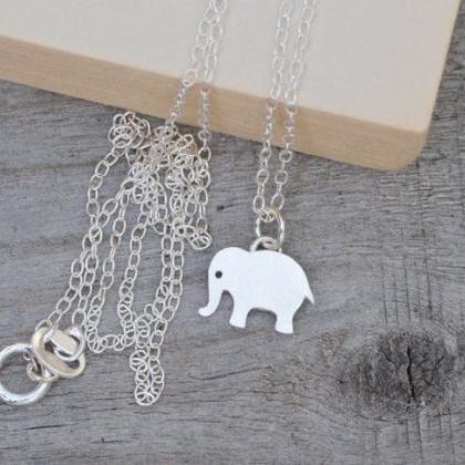 Elephant Necklace, Cute Animal Necklace In..