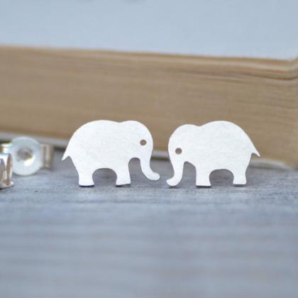 Elephant Earring Studs, Animal Earring Studs In..