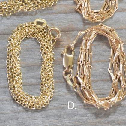Solid 9ct Yellow Gold Chain, Trace Chain,..