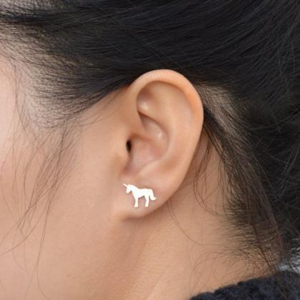 Unicorn Earring Studs, Fairytale Earring Studs In..