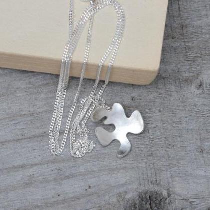 Petal Necklace, Flower Necklace In Sterling..