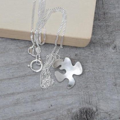 Petal Necklace, Flower Necklace In Sterling..