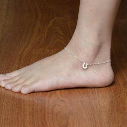 Horseshoe Bracelet Anklet With Personalized..