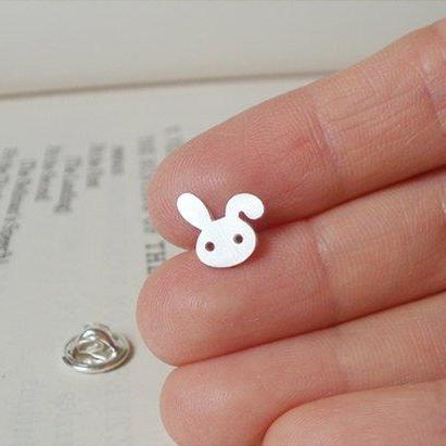 Bunny Rabbit Pin, Bunny Rabbit Lapel Pin, Bunny..