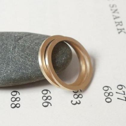 Slim Wedding Band In 9ct Yellow Gold, Simple..