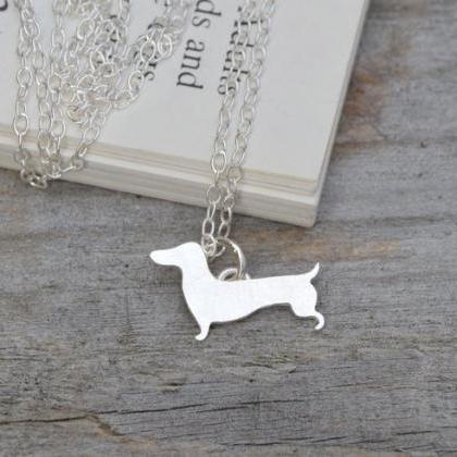 Dachshund Necklace, Sausage Dog Necklace In..