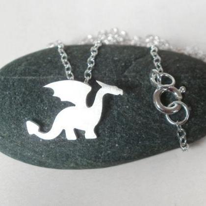 Dragon Necklace In Sterling Silver, Original..