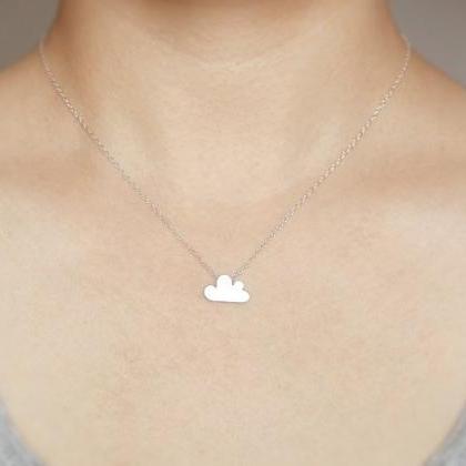 Lucky Happy Cloud Necklace, Fluffy ..