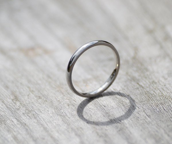 Platinum Wedding Band, Platinum Wedding Ring, 2mm Wide or 3mm Wide, Simple Wedding Ring, Ring For The Bride, Stackable Ring Made In UK