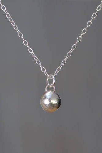 Silver Pebble Necklace, Gold Pebble necklace, Bridesmaid Necklace, Handmade In The UK
